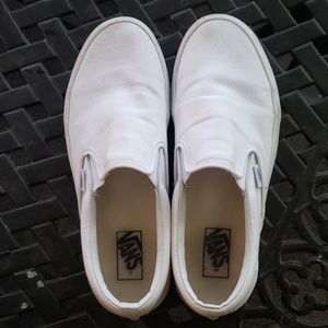White slip on Van's